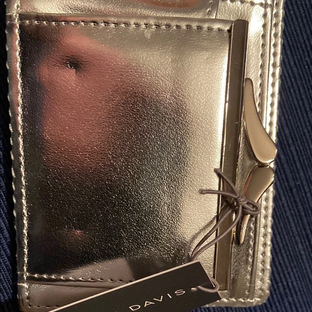 Whiting & Davis Silver Wallet Elegant Mesh Design - Picture 5 of 7